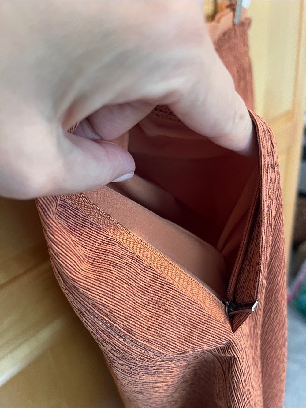 Athleta Rusty Rose Textured Wide-Leg Pants - Picture 6 of 10